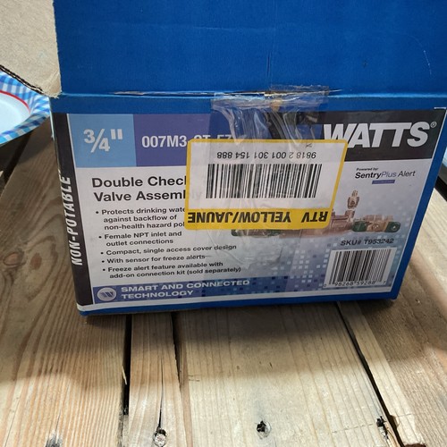 Watts bronze double - 3/4",
